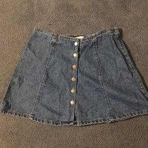Contempo Casuals Vintage 90's Jean Skirt